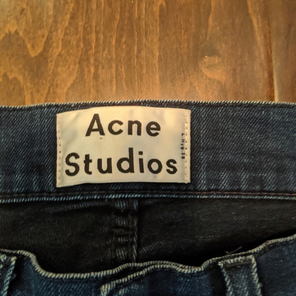 Rare Vintage Acne Studios Ace Navy Cash Jeans - Picture 2 of 5